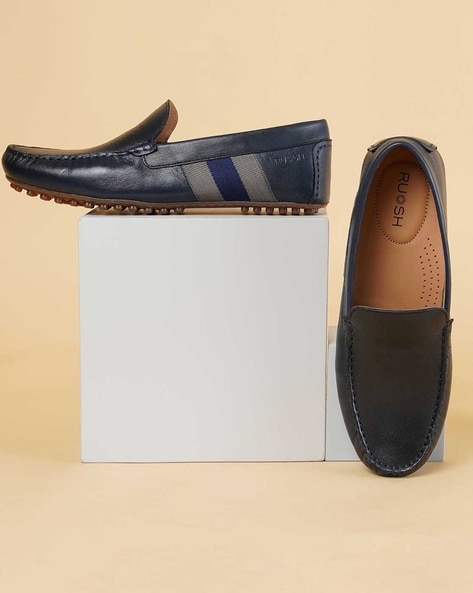 Ruosh Round-Toe Slip-On Loafers