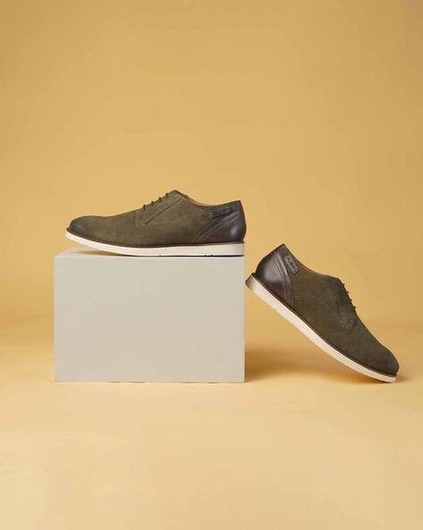 RUOSH Men Low-Top Lace-Up Casual Shoes