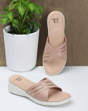 Women Open-Toe Slip-On Sandals