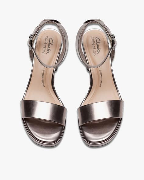 AmbyrLyn Bay Gun Metal Block Heels