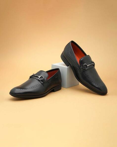RUOSH Men Embellished Formal Slip-On Shoes
