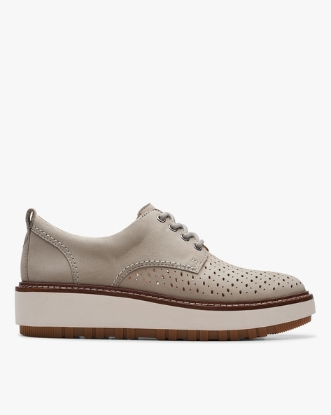 Womens clarks lace up shoes hotsell