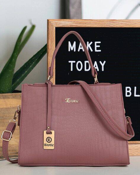 Buy EXOTIC Women Croc-Embossed Crossbody Online | Ajio.com