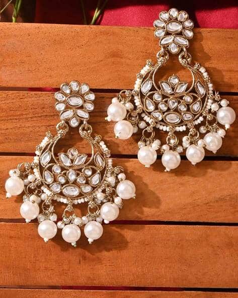 Buy White Earrings for Women by FIDA Online