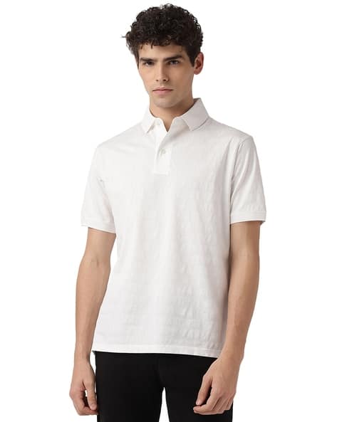 All-Over Logo Regular Fit Polo T-Shirt
