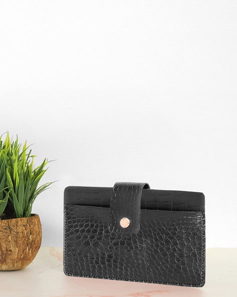 BAGSY MALONE Women Croc-Embossed Classic Clutch
