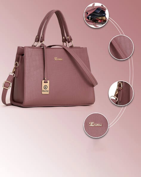 Buy EXOTIC Women Croc-Embossed Crossbody Online | Ajio.com