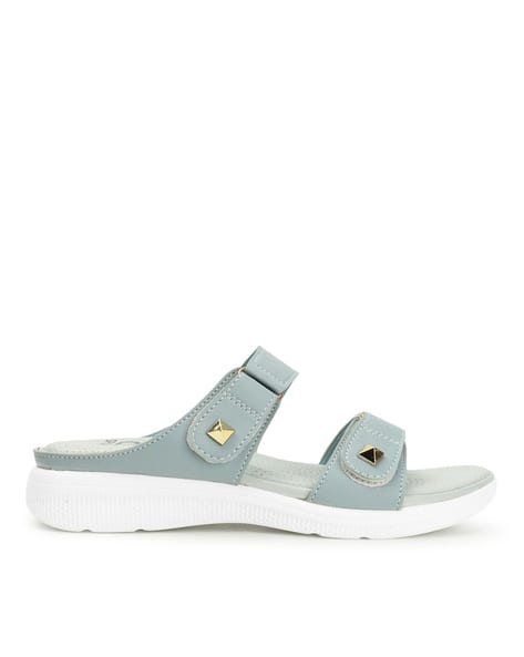 Buy Blue Flat Sandals for Women by Carlton London Online