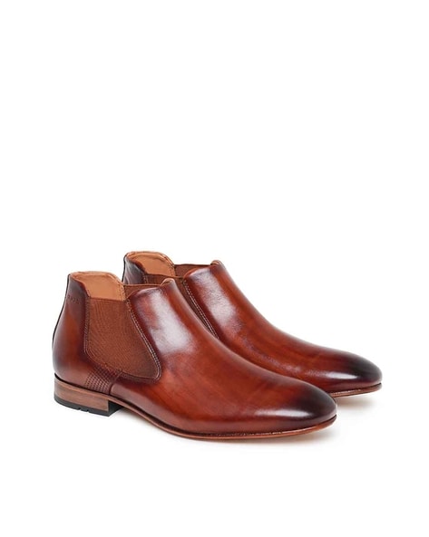 Ruosh Men Ankle-Length Chelsea Boots