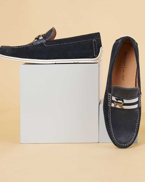 Ruosh Round-Toe Slip-On Loafers