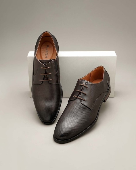 Ruosh Men Lace-Up Derby Shoes