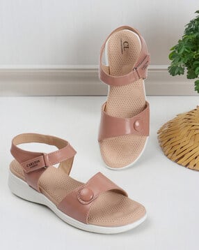 carlton london Women Open-Toe Sandals with Velcro Fastening-picture-37