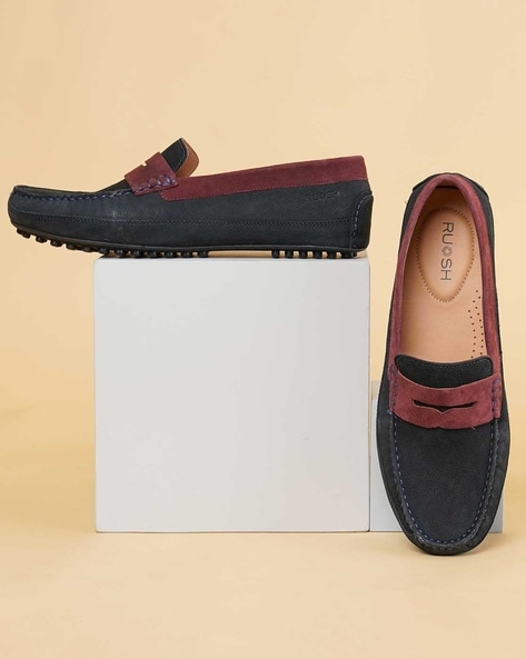 Ruosh Round-Toe Slip-On Loafers