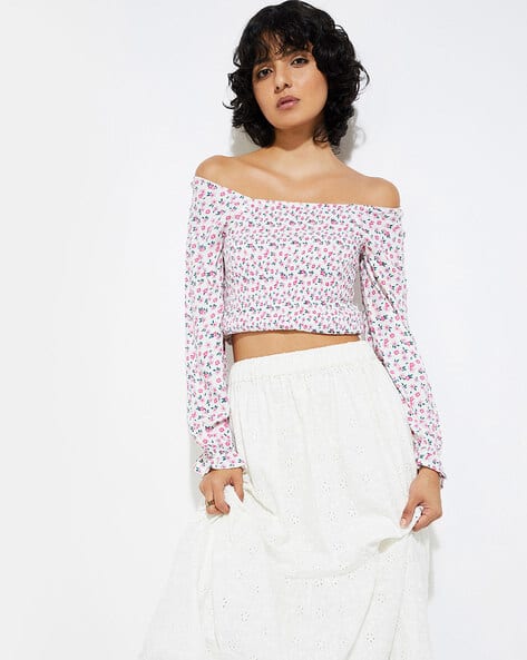 Buy Cream Tops for Women by MAX Online