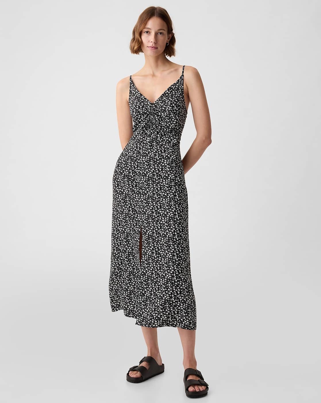 Sleeveless Strappy Back Maxi Dress
