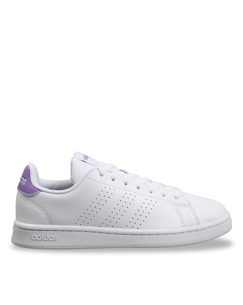 Buy ADIDAS Women Advantage Tennis Lace-Up Sneakers | White Color Women |  AJIO LUXE
