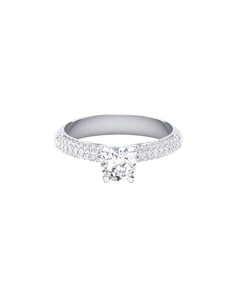 Avsar White Gold Mohini Ring-R-3662