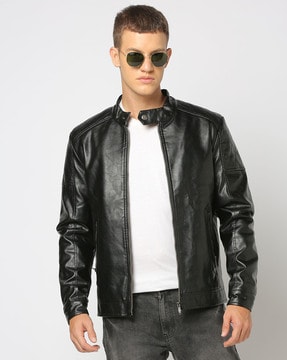 Lee cooper biker jacket hotsell