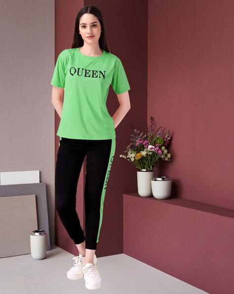 Buy Green Tracksuits for Women by Alisba Online