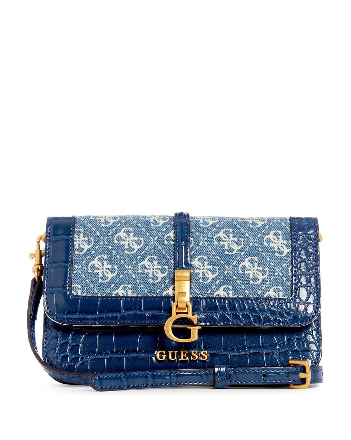 GUESS Angela Top Handle Flap Crossbody, Military Multi Python embossed buy Ext. NEW