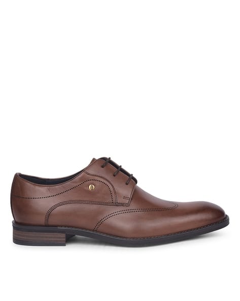 HUSH PUPPIES Men Round-Toe Derbys with Lace Fastenings