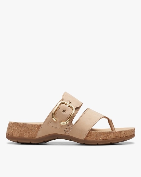 Clarks Women Reileigh Park Nubuck Sandals