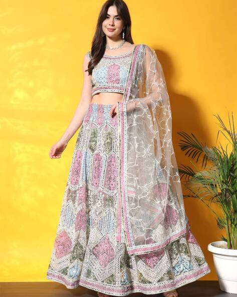 Buy Multicoloured Lehenga Choli Sets for Women by CHHABRA 555 Online |  Ajio.com