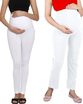 lenam Pack of 2 Women High-Rise Leggings with Elasticated Waist-picture-34