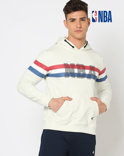 NBA Striped Regular Fit Hoodie