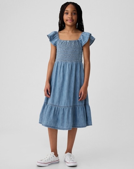 Buy Blue Dresses Frocks for Girls by Gap Kids Online Ajio