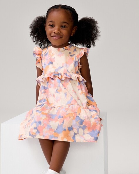 Floral kids dresses best sale