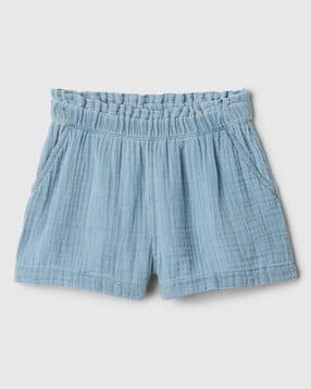 gap kids Light-Wash Gauze Printed Pull-Over Shorts-picture-44