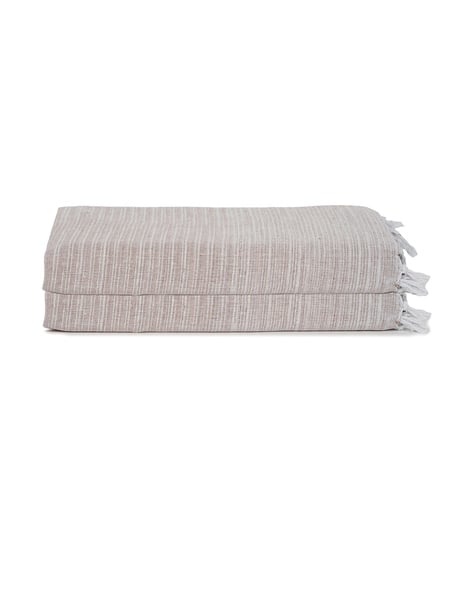 KLOTTHE Set of 2 Striped Pure Cotton Bath Towels 59" x 29"