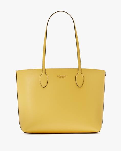 Buy KATE SPADE Bleecker Large Tote Bag Yellow Color Women AJIO