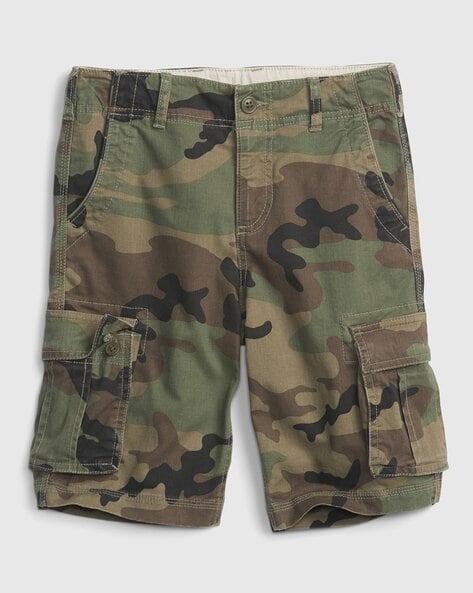 Buy Green Shorts 3 4ths for Boys by Gap Kids Online Ajio