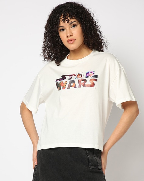 Buy White Tshirts for Women by YOUSTA Online Ajio