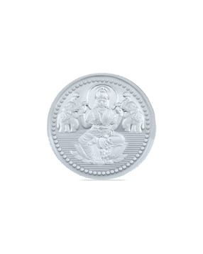 100G 999 Pure Silver Lakshmi Coin-image-0