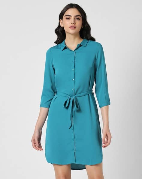 VAN HEUSEN Women A-Line Dress with Insert Pocket