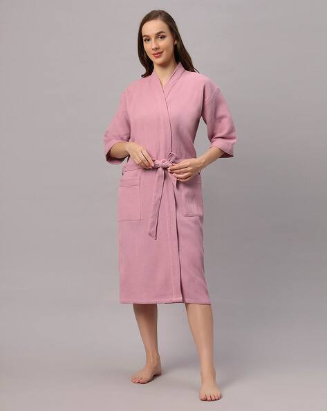 Buy Pink Towels Bath Robes for Home Kitchen by Lacylook Online - Main Image