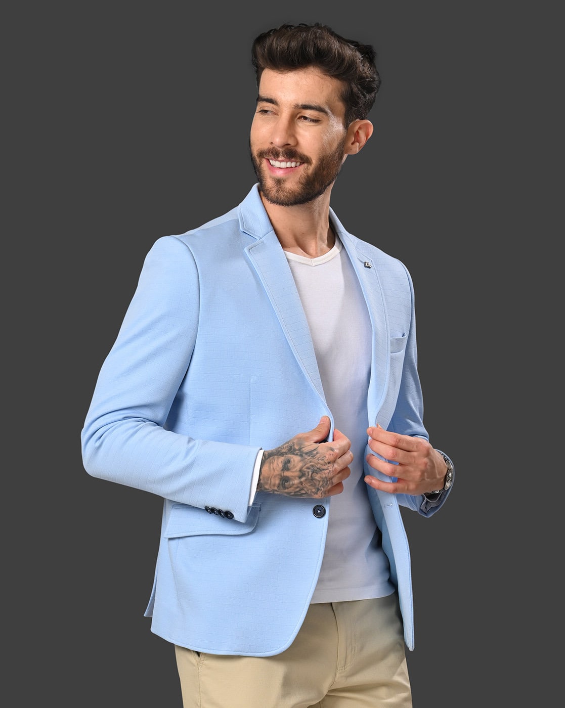 Men Regular Fit Blazer