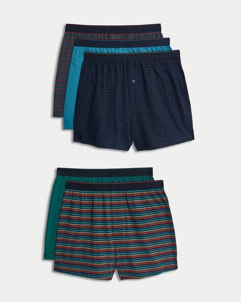 Buy Multicoloured Boxers for Men by Marks Spencer Online