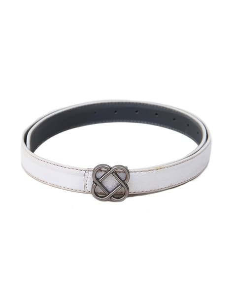 Girls Belt with Metal Accent