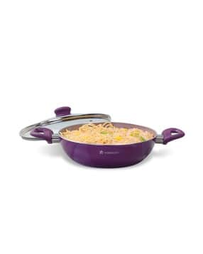 wonderchef Royal Velvet Non-stick Kadhai with  Lid 2.7L-picture-26