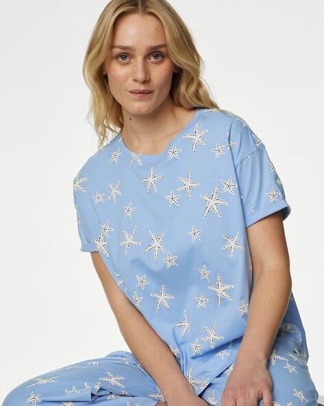 Buy Blue Night&LoungeWearSets for Women by Marks Spencer Online