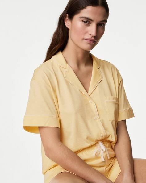 Marks & Spencer Cool Comfort Cotton Modal Shortie Set