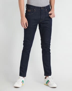 u.s. polo assn. Men Light-Wash Henry Cropped Fit Blue Jeans-picture-20