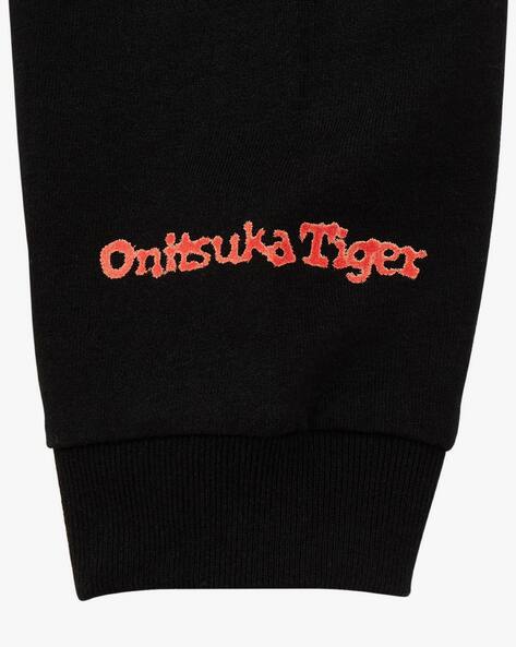 Buy Onitsuka Tiger Long-Sleeve Cotton Regular T-Shirt | Black  