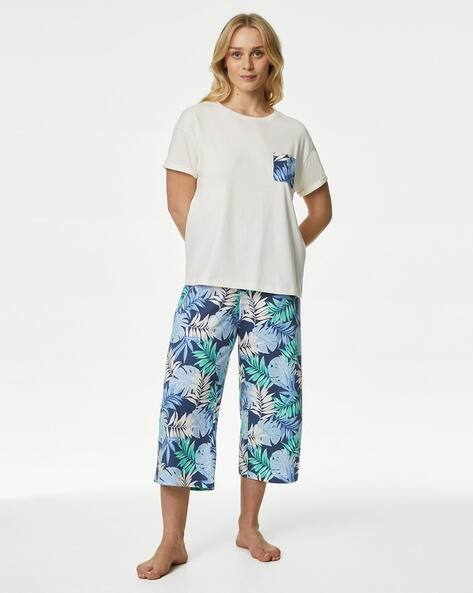 Buy White Night&LoungeWearSets for Women by Marks Spencer Online