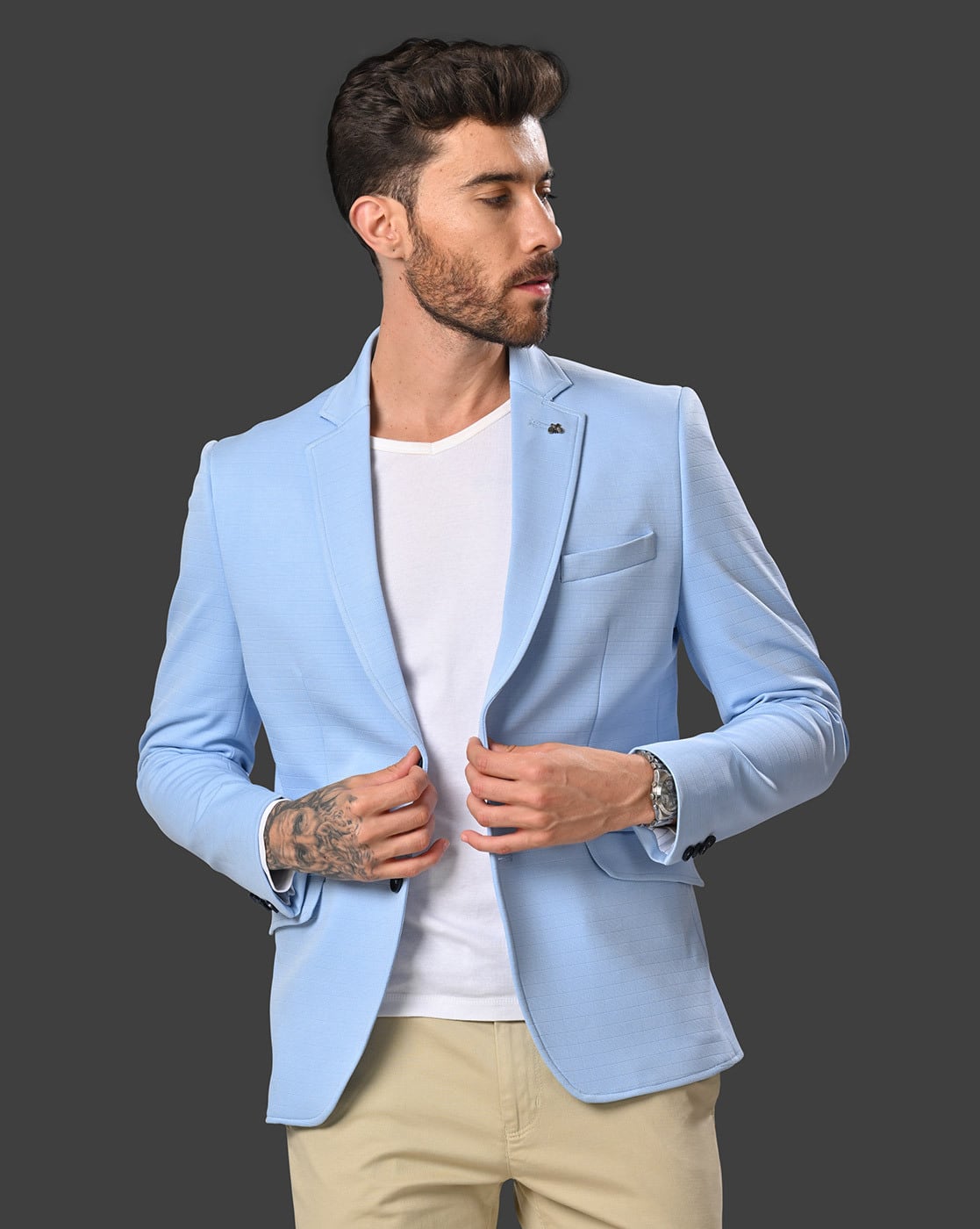 Men Regular Fit Blazer