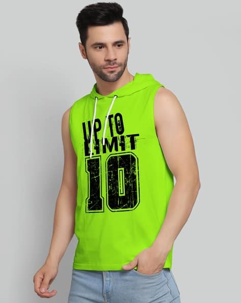 Buy Juxar Men Typographic Print Hooded  Online | Ajio.com